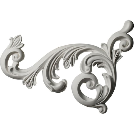 Ekena Millwork 15 3/4"W x 19 5/8"H x 1 3/8"P Edwards Onlay, Left ONL16X20ED-L